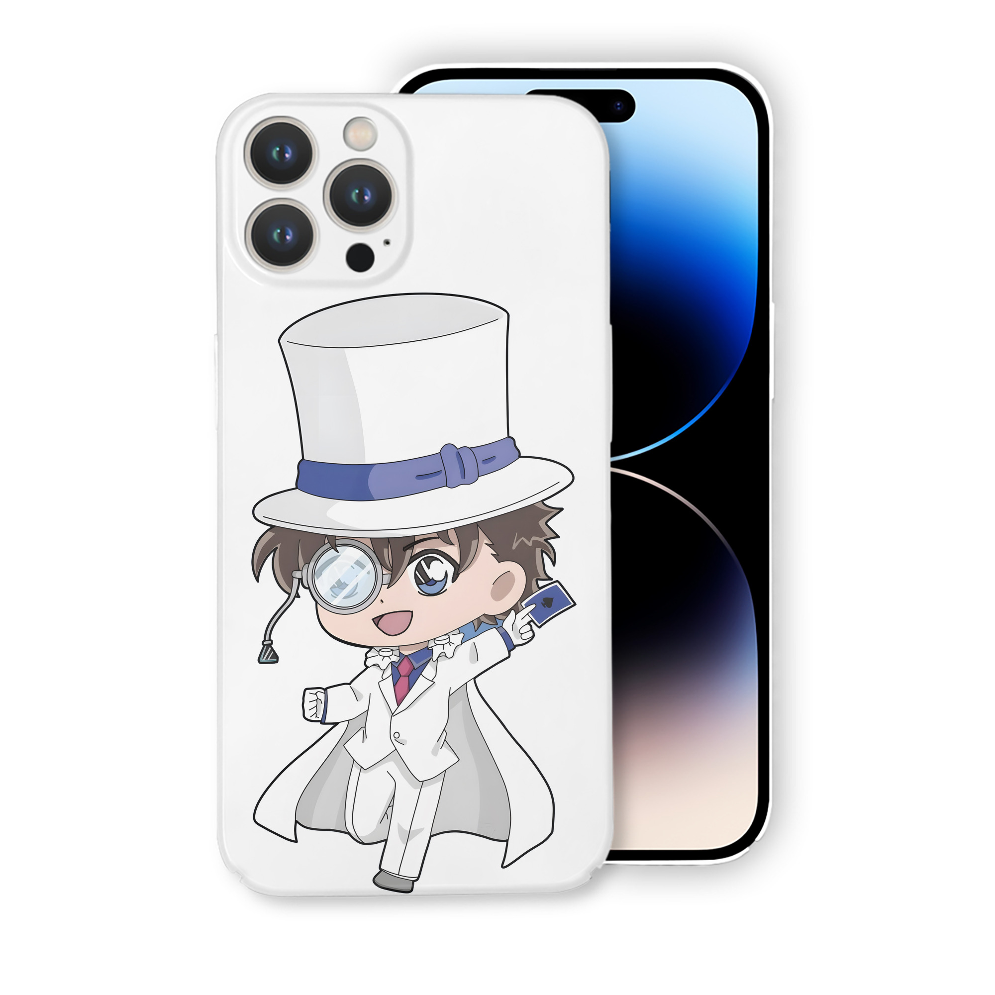 （画像用） 名探偵コナン くろば かいと Detective Conan Kuroba Kaito 【iPhone 14シリーズ対応】ハードケース